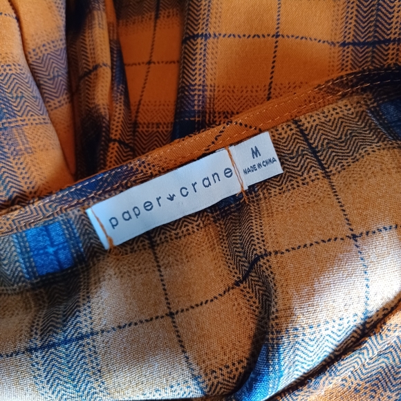 Paper Crane Plaid Top - Picture 9 of 9